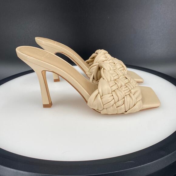 NWOT Marc Fisher Draya Square Toe Slide in Macaroon - Picture 6 of 10